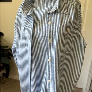 Blue Striped Women’s Shirt by Chaps